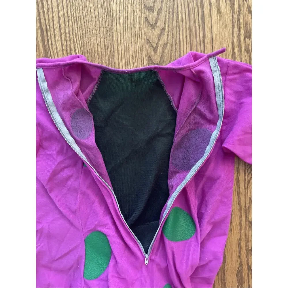 VTG Kids Unisex 1992 BARNEY Lyons Group Halloween Costume 2-3 Year No Head Piece